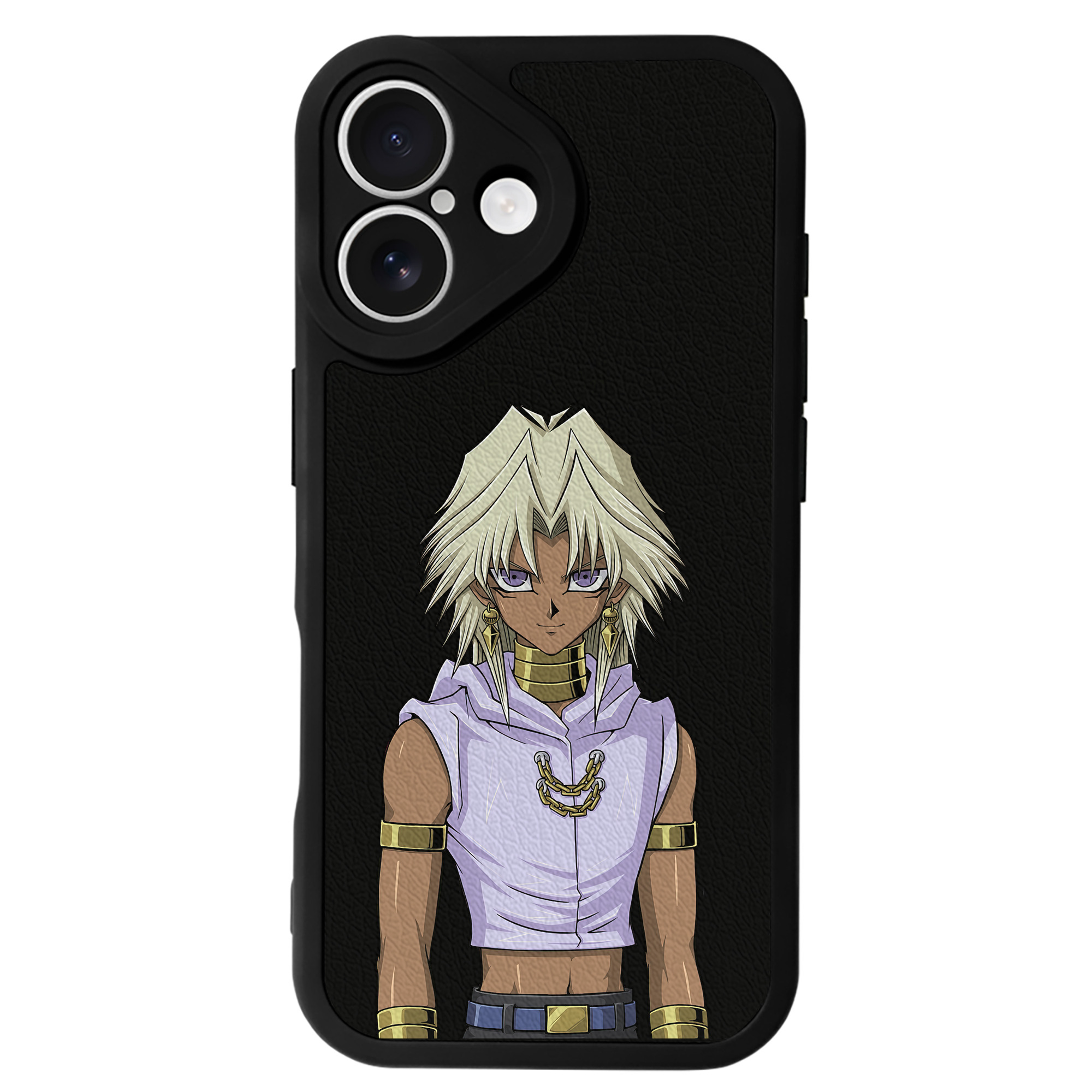 遊☆戯☆王 Yu-Gi-Oh! 【iPhone 16シリーズ対応】シリコンスマホケース（レザー調） 材質：シリコン